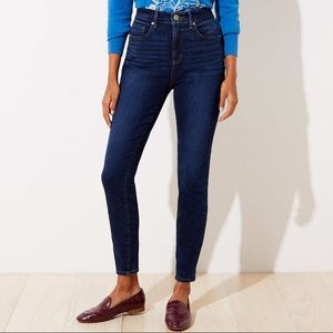LOFT Curvy High Waist Slim Pocket Skinny Jeans